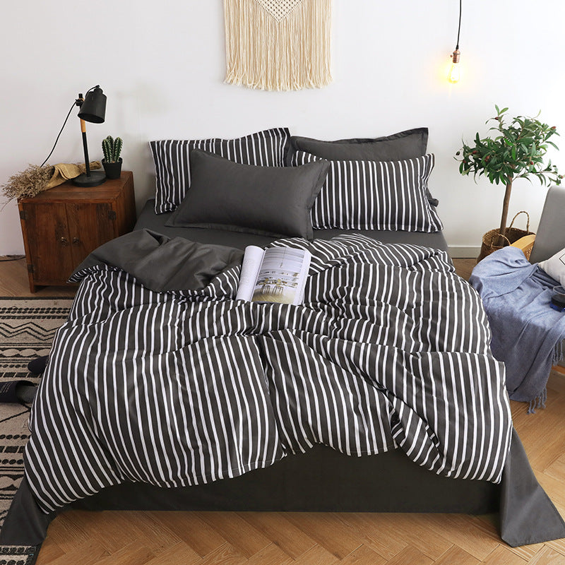 Four-piece bedding quilt cover and pillowcase