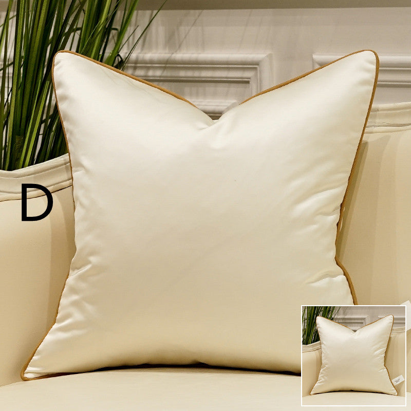 Cushion Queen Light Luxury Throw Pillow Model Room Living Room Sofa Cushion Bedside Bay Window Modern Pillow Case Backrest Waist Pillow