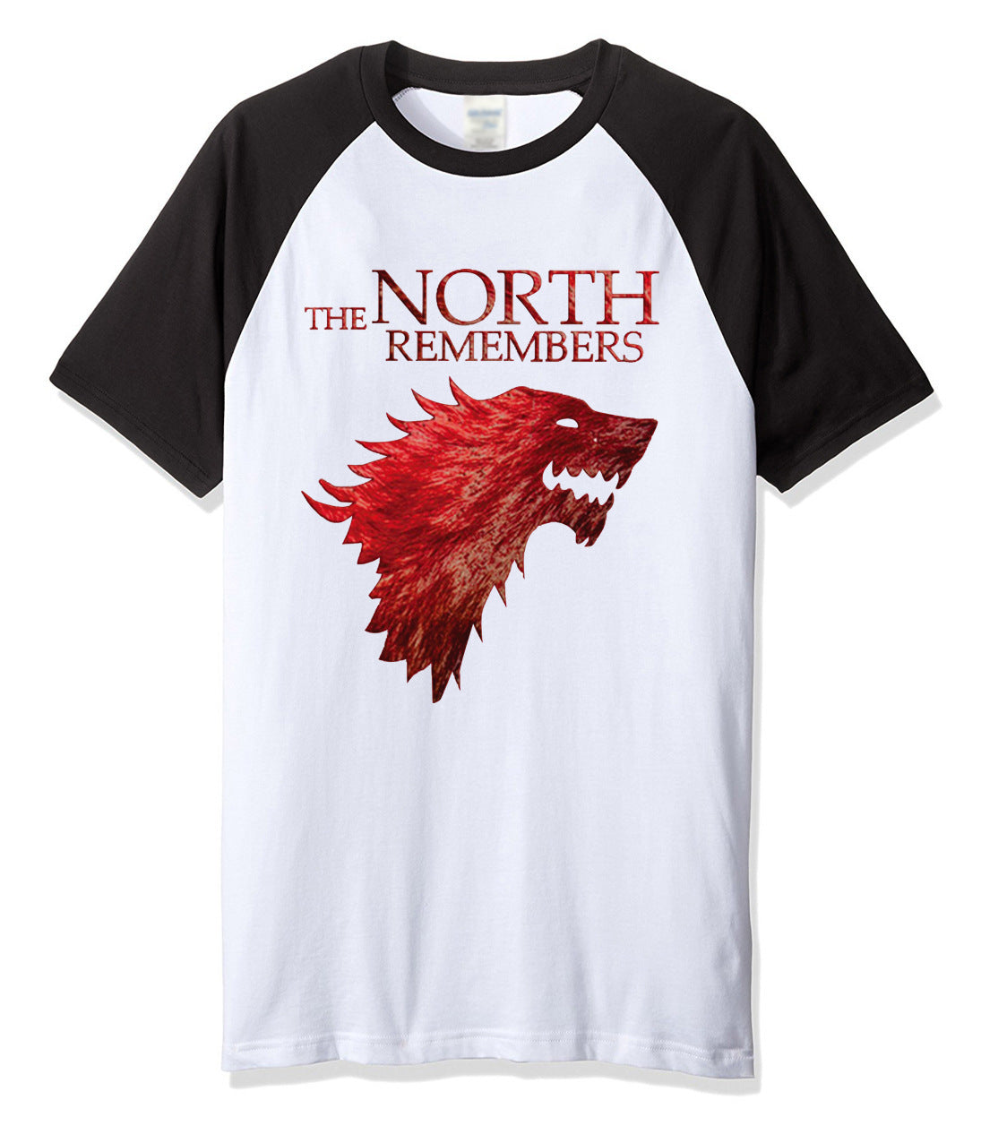 European And American Men's Raglan Sleeve T-shirt Clothing