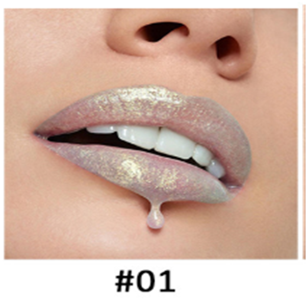 Polarized lip gloss