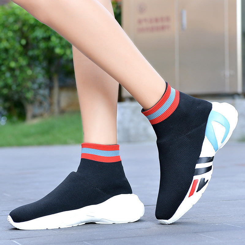 Old Beijing Cloth Shoes Women Autumn Elastic Socks