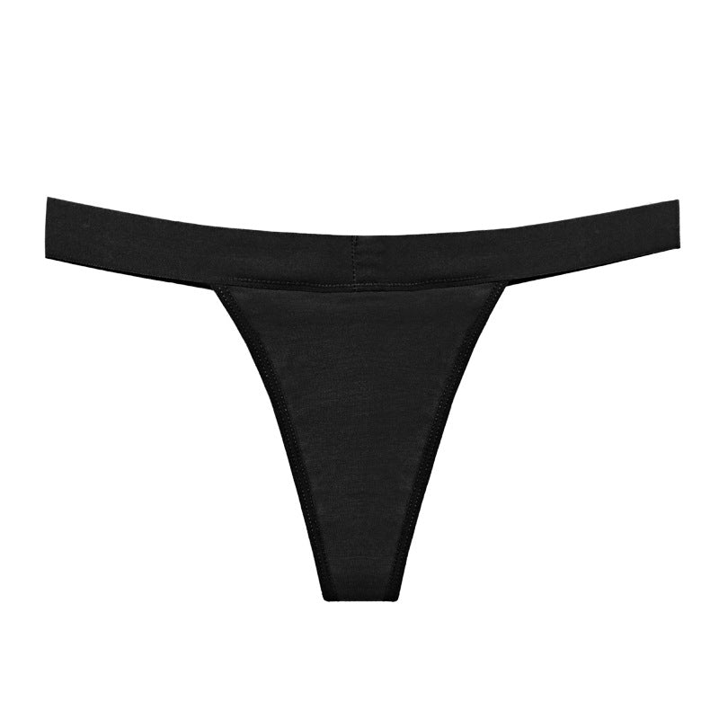 Women Breathable Cotton Thong Period Underwear Low Rise Briefs