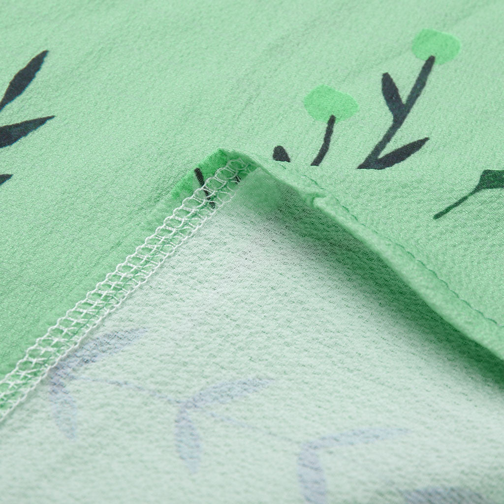 Løs bluse med V-udskæring