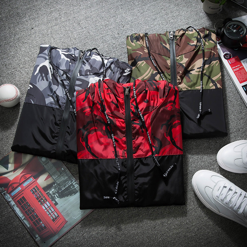 Men's Camouflage Lightweight Hoodies