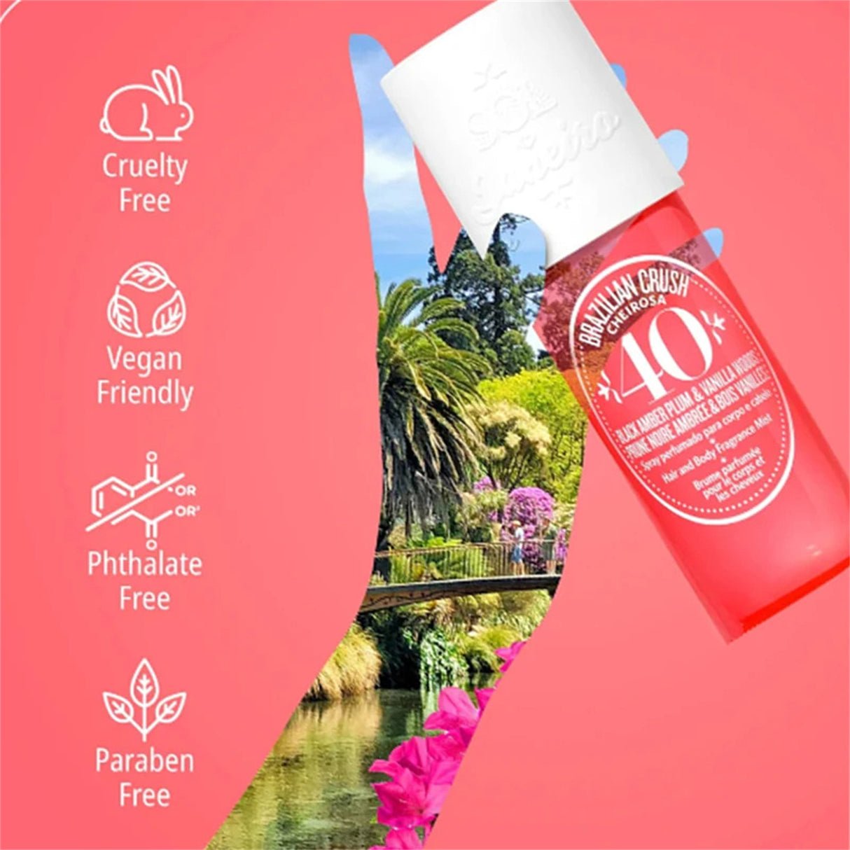 Brazilian Crushed Perfume Spray Color Box Package Printing