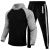 Men's Raglan Sleeve Sports Suit Stitching Sweater