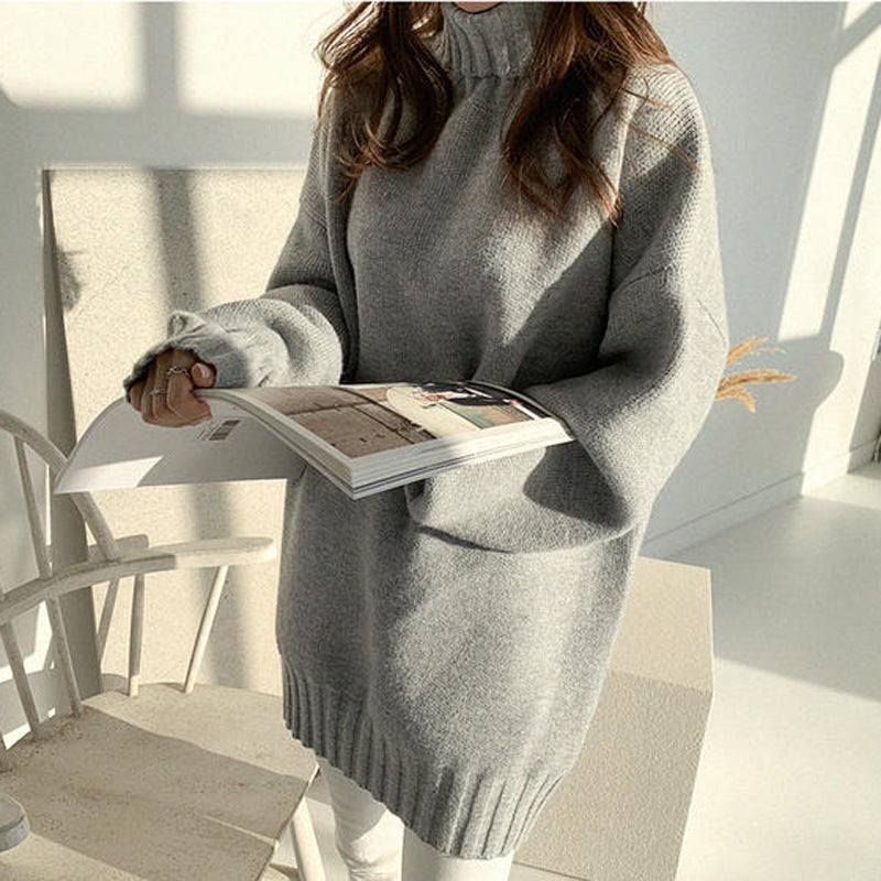 Langærmet pullover strikket top