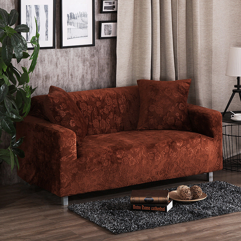 Solid color sofa cover sofa cover