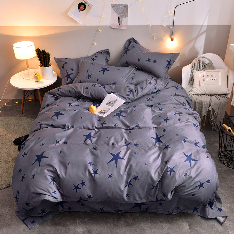 Four-piece bedding quilt cover and pillowcase