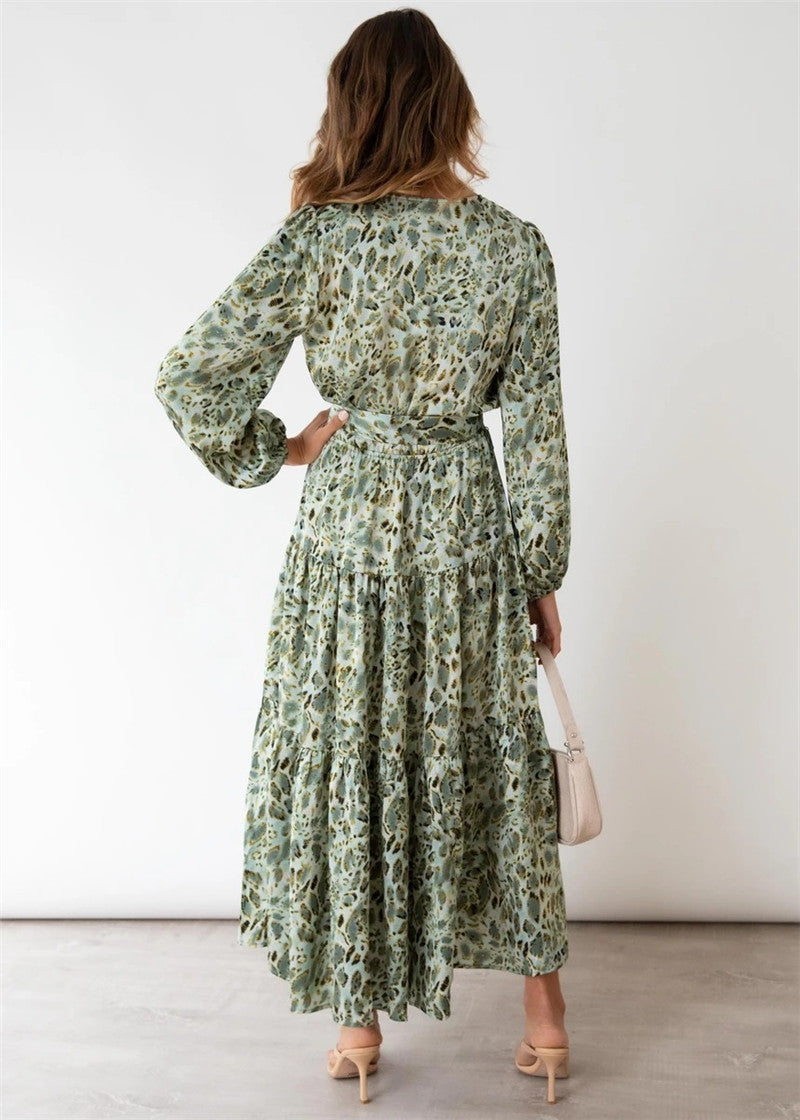 New Hot Sale Long Sleeve Long Dress
