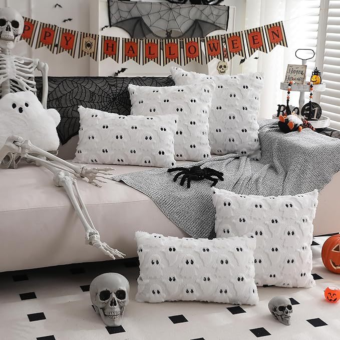 Pillow Cover Plush Living Room Sofa Cushion Cover