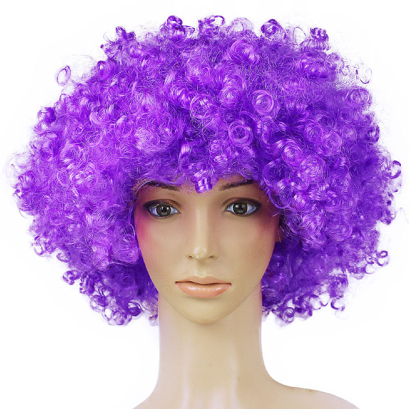 New Afro Rainbow Color Wig Head Cover