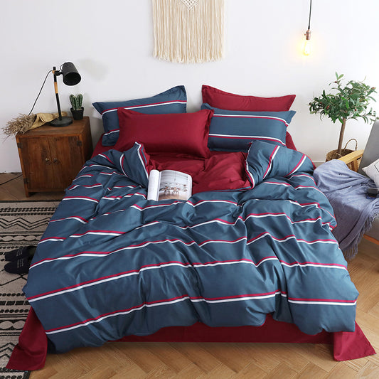 Four-piece bedding quilt cover and pillowcase