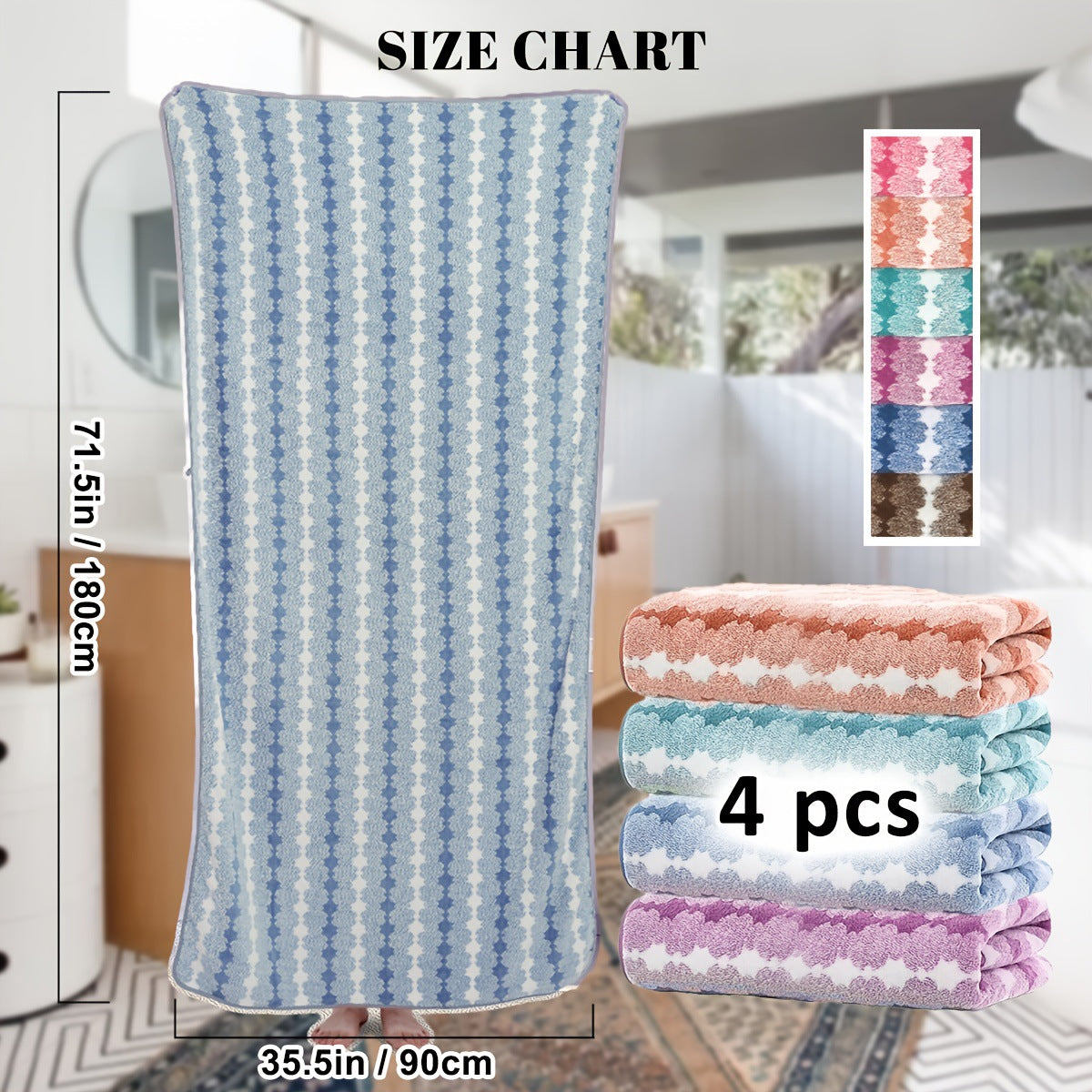 4-piece Bath Towel Enkianthus Chinensis