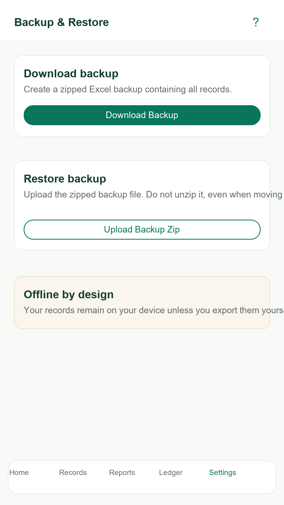 Personal Accountant App