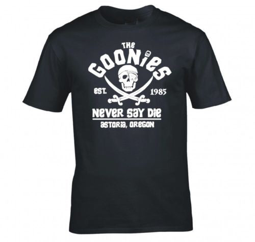 Casual Short Sleeve T-Shirt Letter Goonies Collection