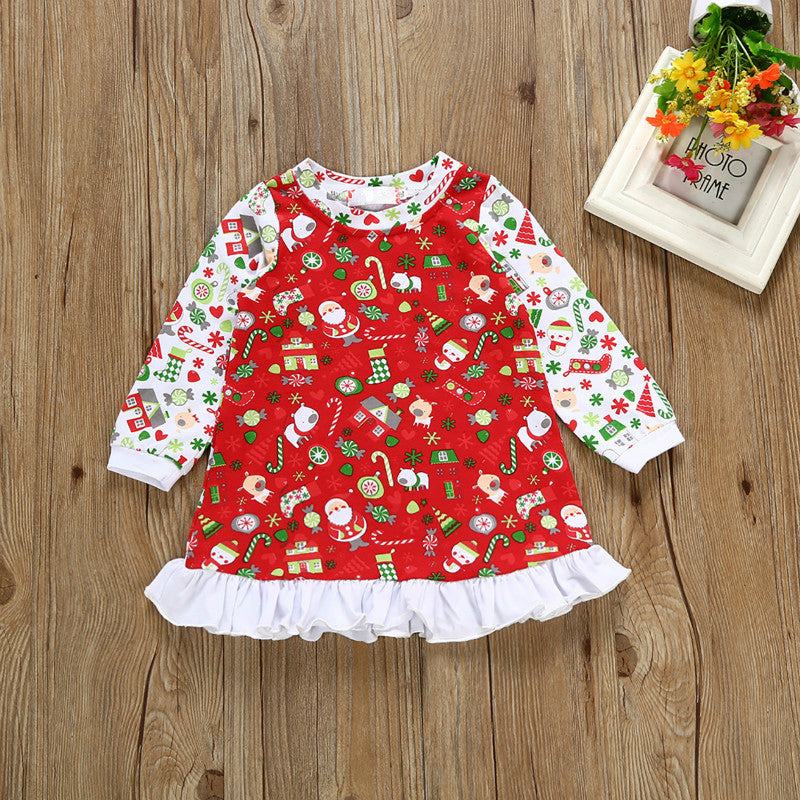 Jule baby børne nederdel