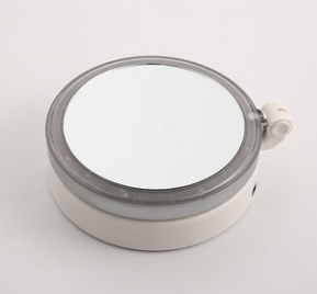 10Xpius1X鏡子充電LED化妝鏡燈座多功能燈觸控鏡。