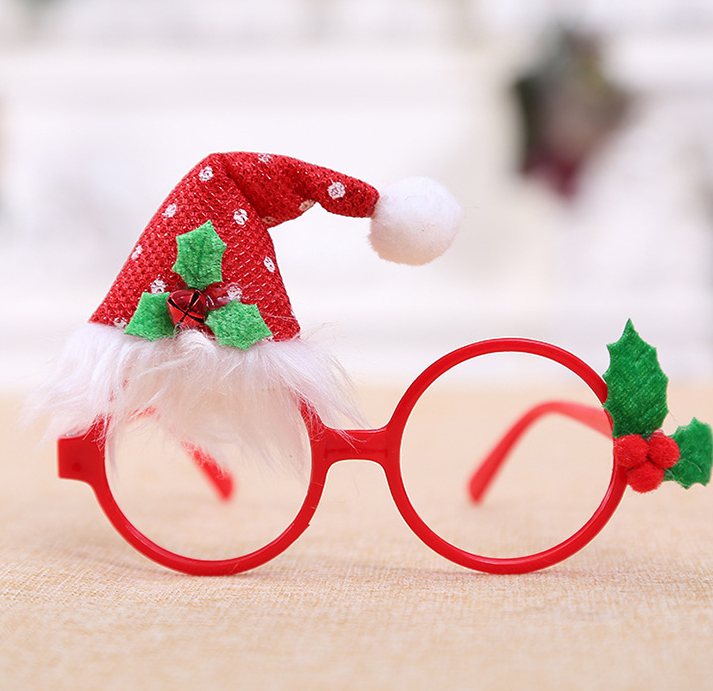 Eksplosion Jul plast rund ramme Julebold søde dekorationer vise rekvisitter