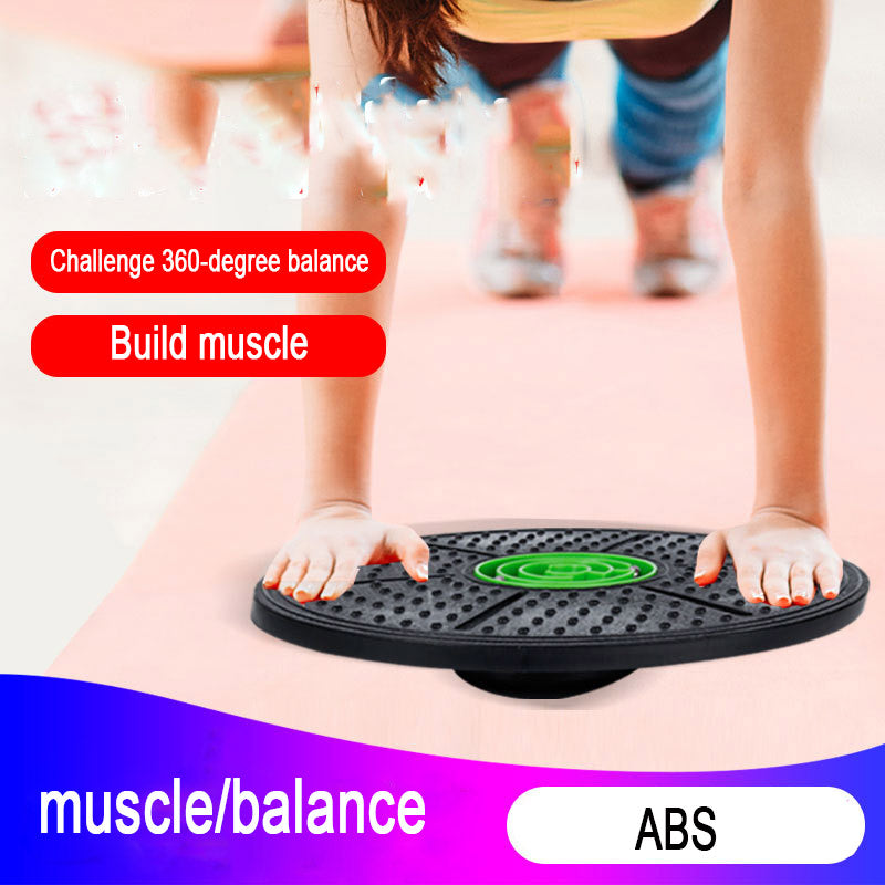 Yoga Balance Board Disk Stabilitet Runde Plader Træningstræner til Fitness Sport Talje Vridning Fitness Balance Board