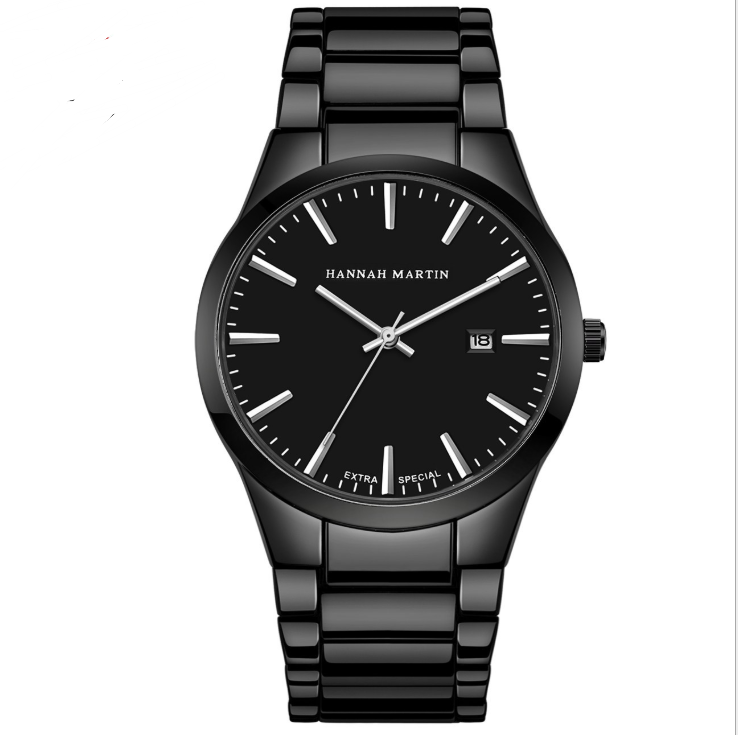 Fashion trend men's watch quartz watch steel belt men's watch