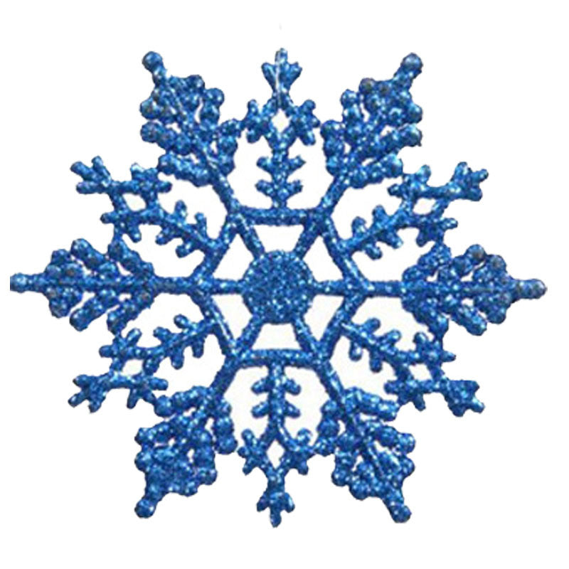 Julepynt, akryl 10CM snefnug, julefornødenheder, juletræsbøjler pulver engros