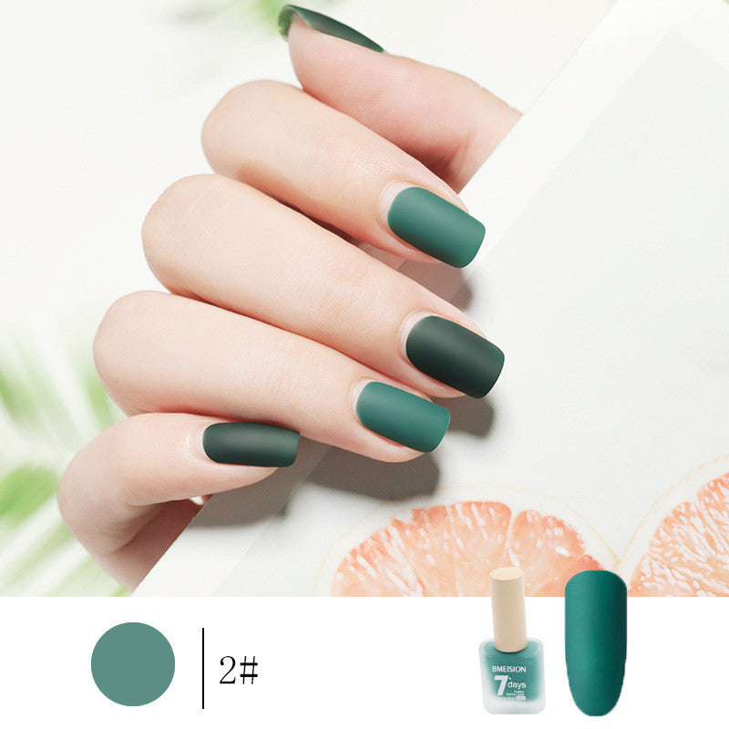 Frosted No-baging Hurtigtørrende Nude Mat Neglelak