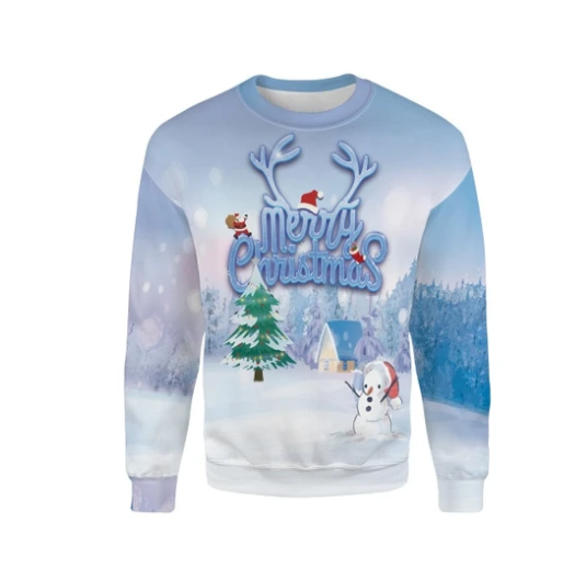 Christmas print sweatshirt