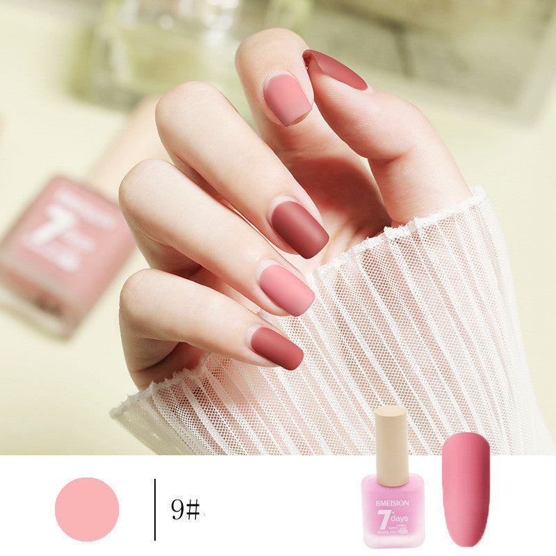 Frosted No-baging Hurtigtørrende Nude Mat Neglelak