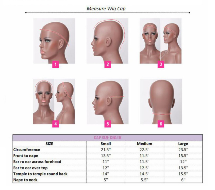 Human Hair Loose Deep Lace Frontal Wigs 13*4 Headgear