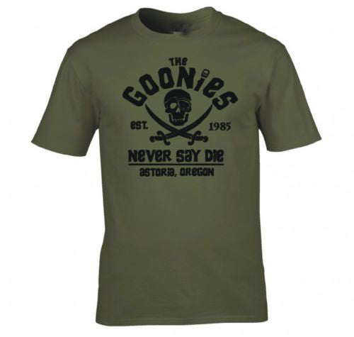 Casual Short Sleeve T-Shirt Letter Goonies Collection
