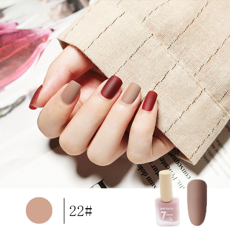 Frosted No-baking Quick-drying Nude Matte Nail Polish
