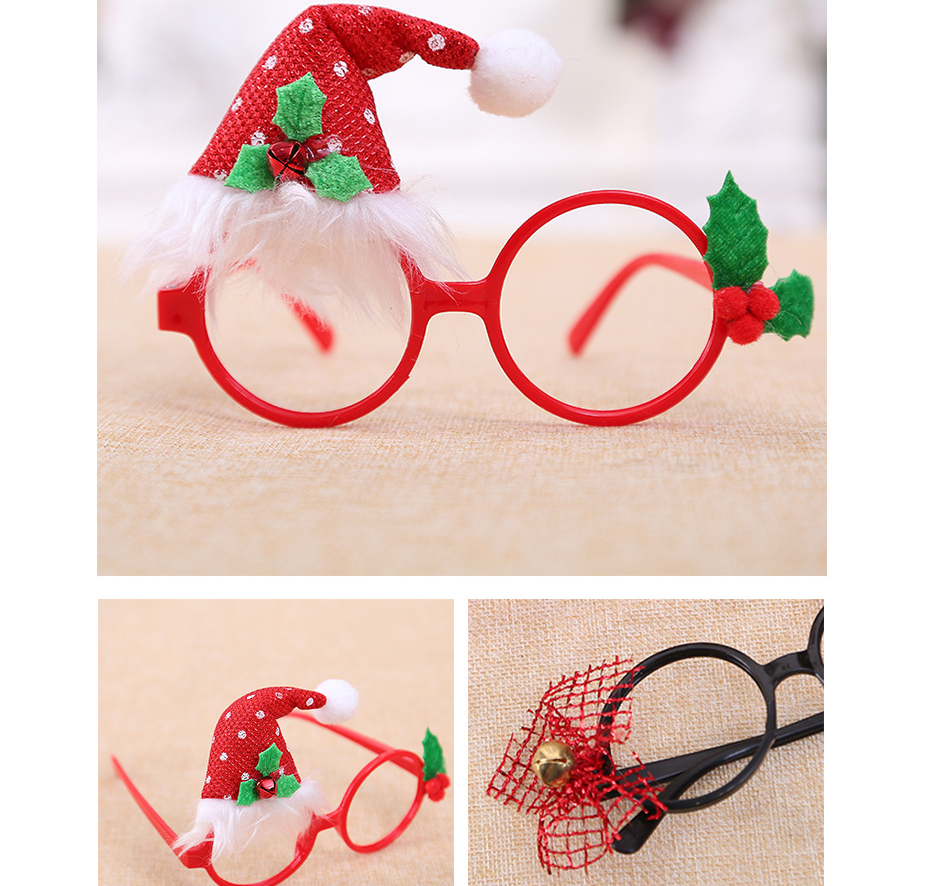 Eksplosion Jul plast rund ramme Julebold søde dekorationer vise rekvisitter