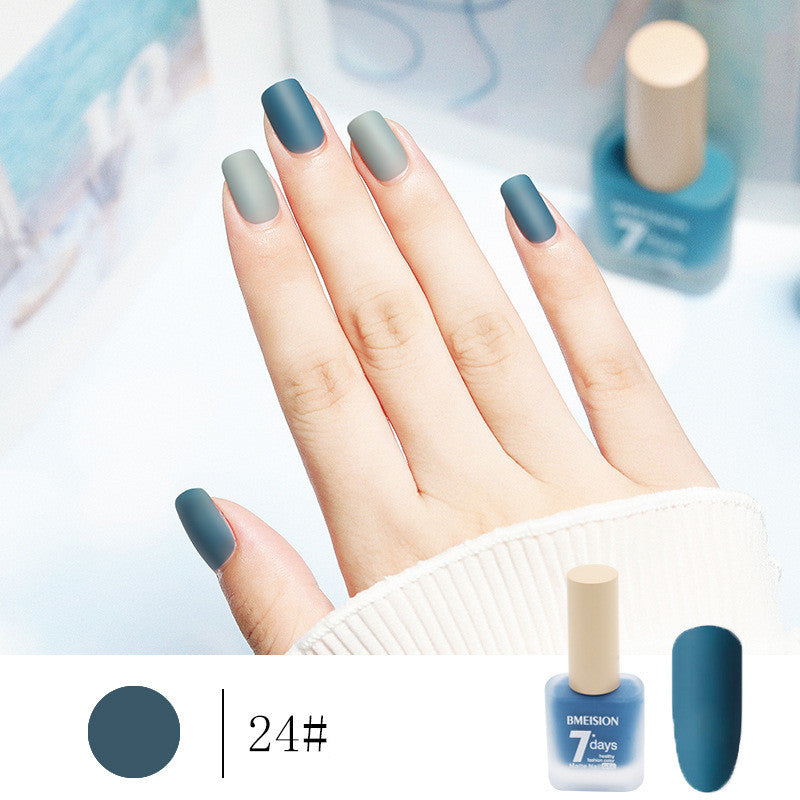 Frosted No-baging Hurtigtørrende Nude Mat Neglelak