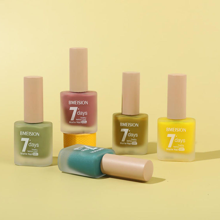 Frosted No-baging Hurtigtørrende Nude Mat Neglelak
