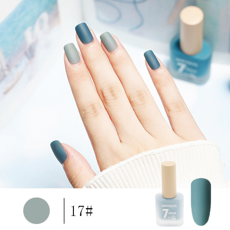 Frosted No-baging Hurtigtørrende Nude Mat Neglelak