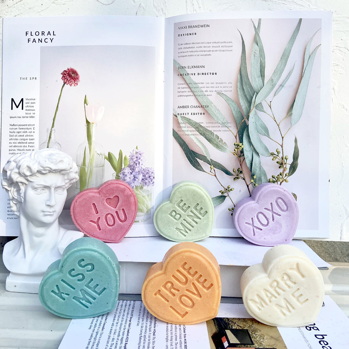 DIY Valentine's Day 3D Love Scented Candle Silicone Mold
