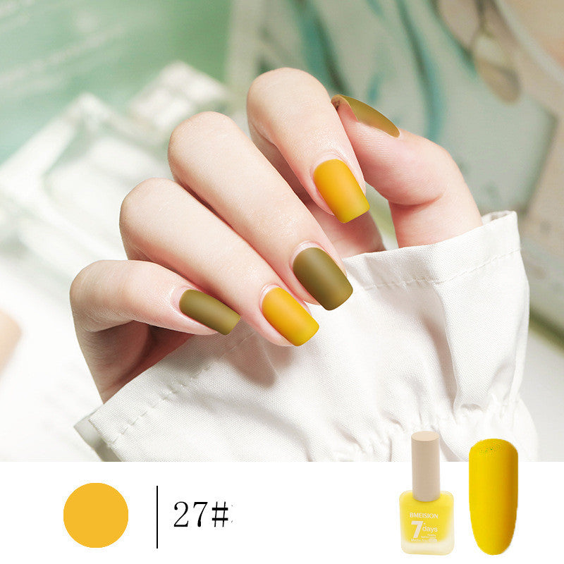 Frosted No-baging Hurtigtørrende Nude Mat Neglelak