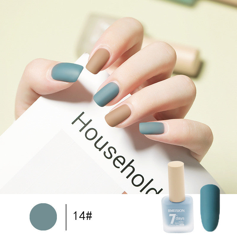 Frosted No-baging Hurtigtørrende Nude Mat Neglelak