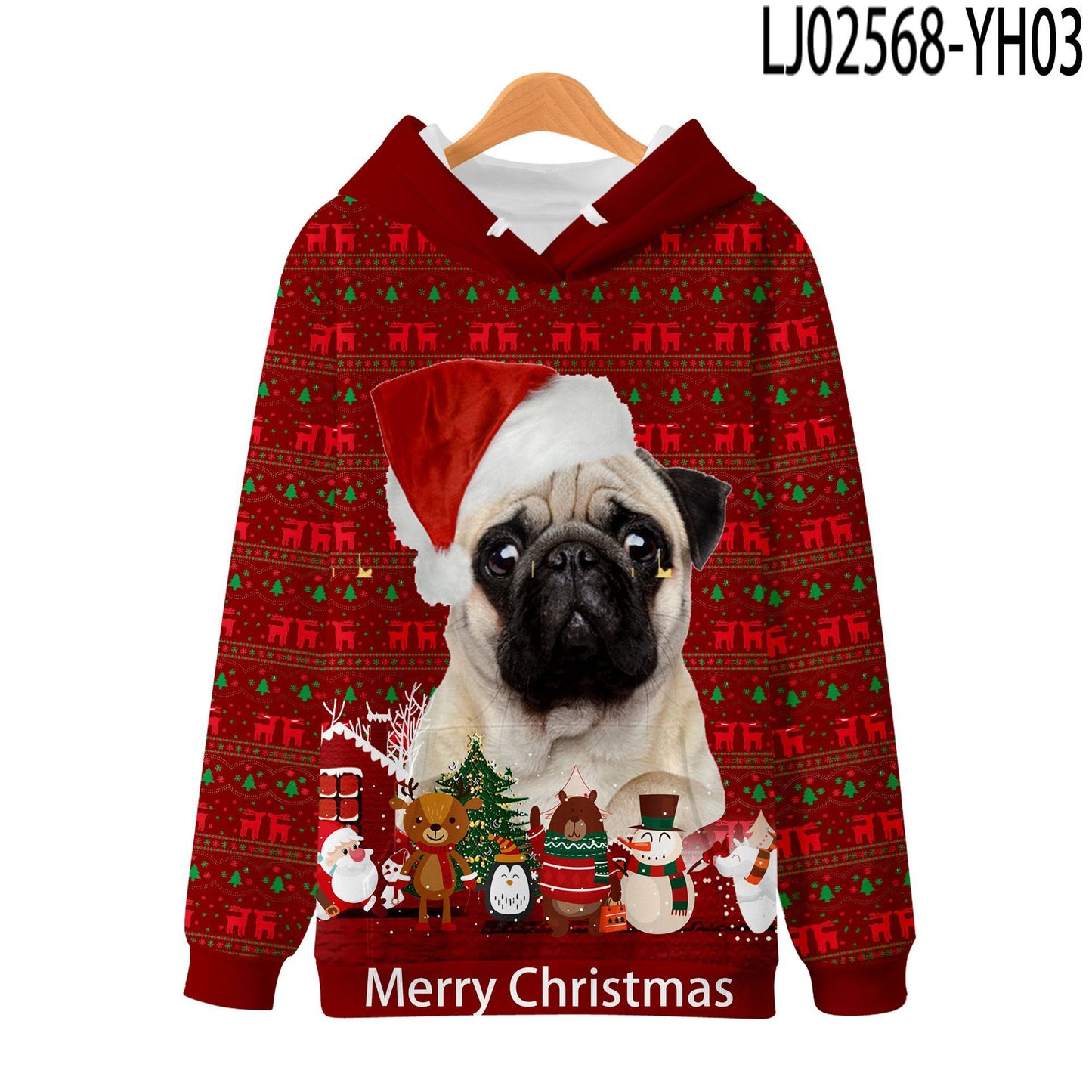 Christmas Sweater Christmas Surrounding Leisure Men's And Women's