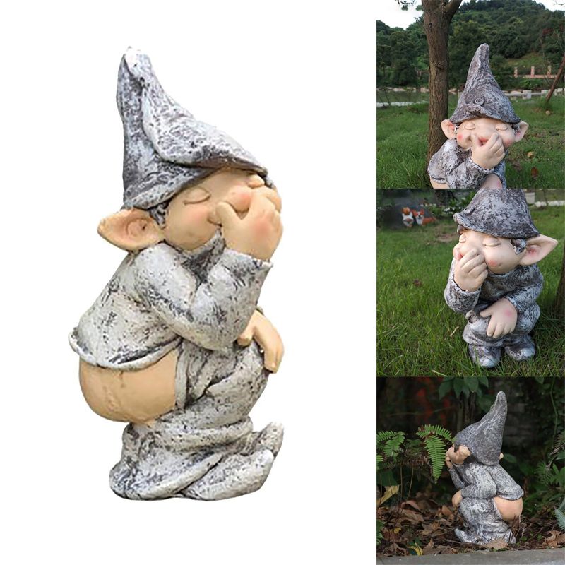 Dwarf Pull Smelly Little Dwarf Resin Crafts