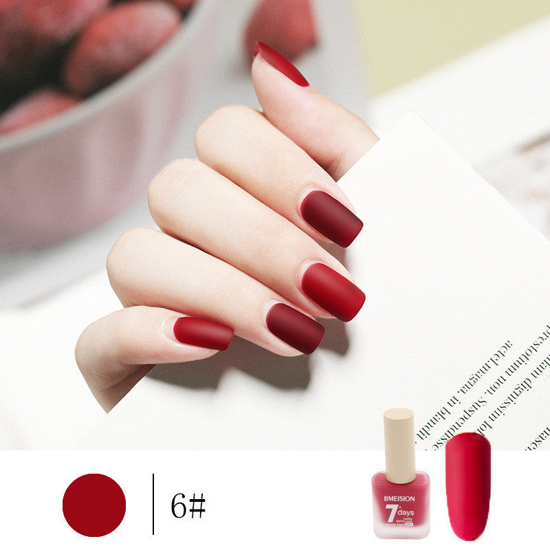 Frosted No-baging Hurtigtørrende Nude Mat Neglelak