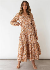 New Hot Sale Long Sleeve Long Dress