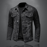 Fashionable Men's Retro Slim Denim Shirt