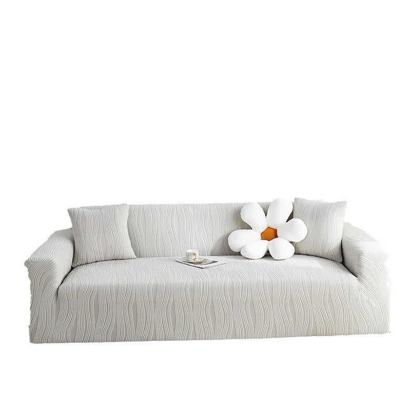 Jacquard Velvet Stretch Sofa Cover All-inclusive Sofa Cover