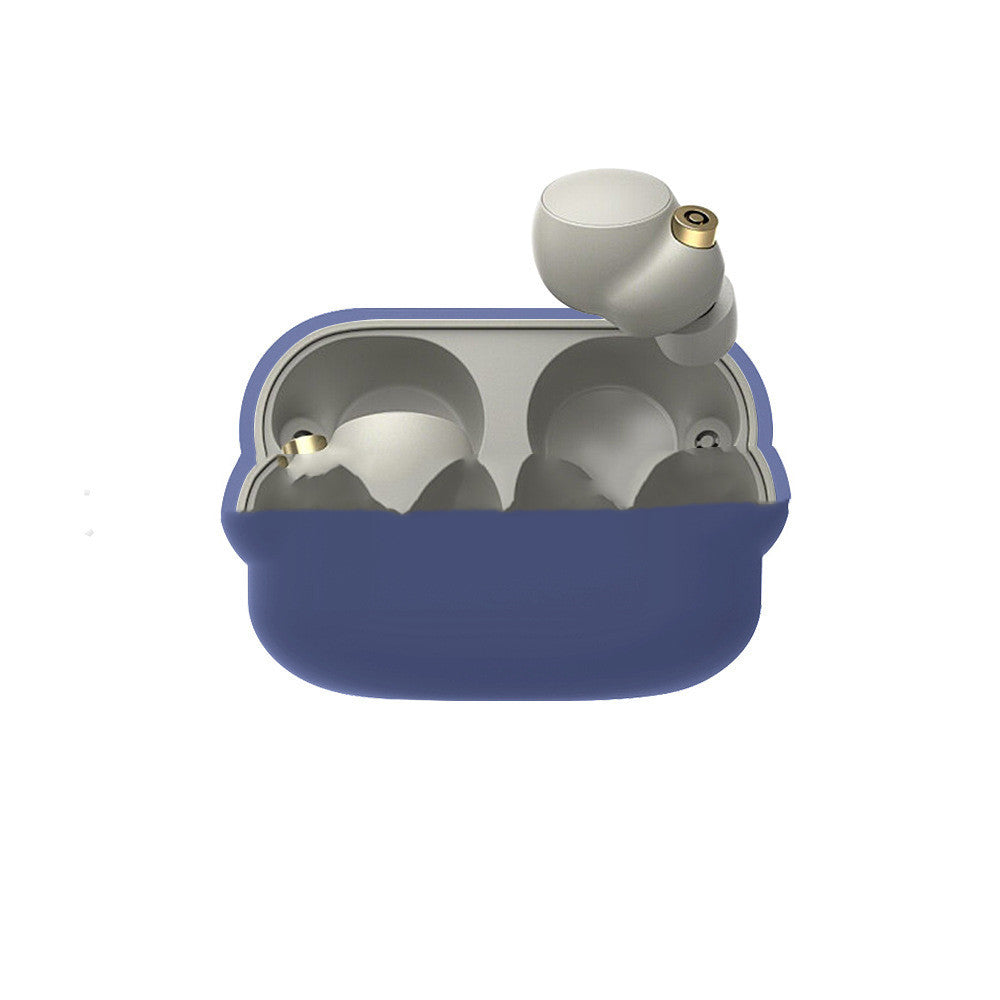Compatible with Apple, Suitable For   WF-1000XM4 Bluetooth Headset Protective Cover  Silicone Shell Charging Warehouse Storage Bag