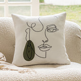 Green Pillow Bedside Cushion Nordic Sofa Pillow Cases