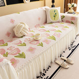 Full Covered High-grade Skirt Sofa Cover French Sofa Cover Cloth