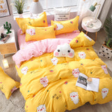 A three-piece quilt cover