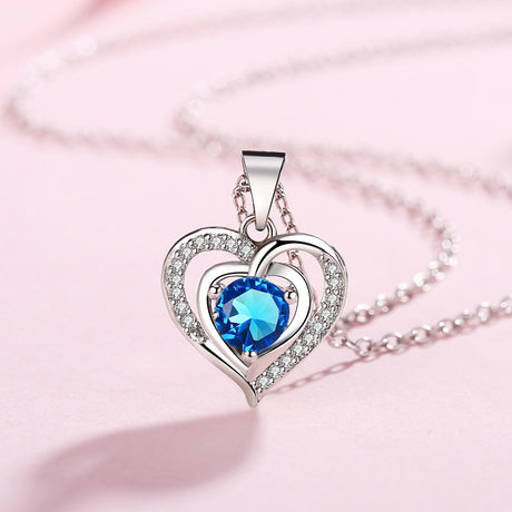 All-match Cold Wind Heart-shaped Female Pendant